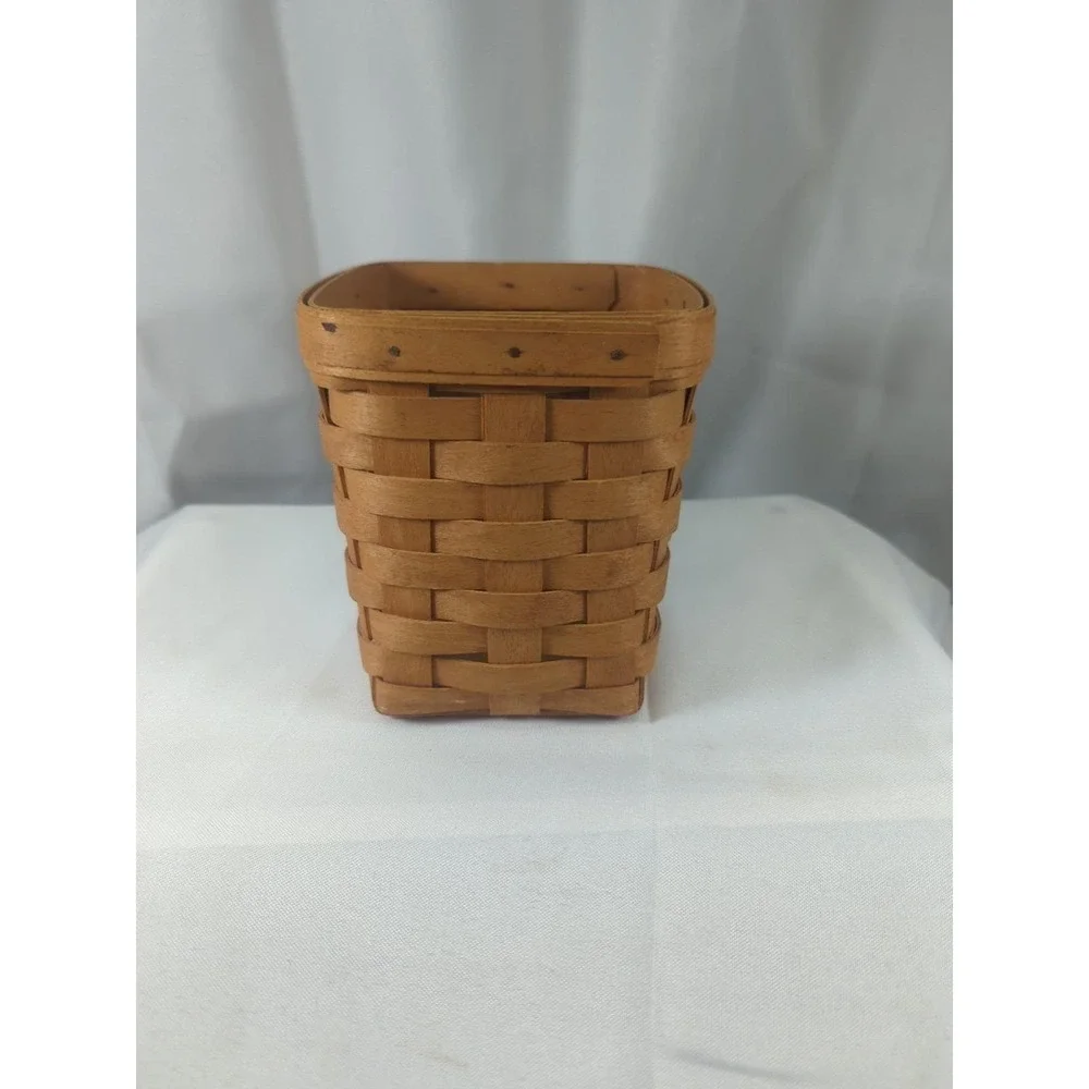Longaberger Basket Handwoven Marked signed 1995 Small 6